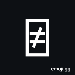 Apl Functional Symbol Quad Not Equal Symbol