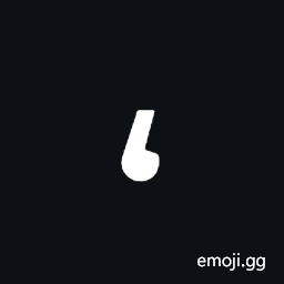 Arabic Comma Symbol