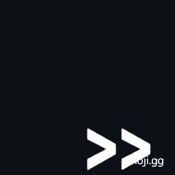 Arabic Double Right Arrowhead Above Symbol