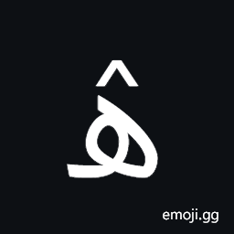 Arabic Letter Heh with Inverted V Symbol