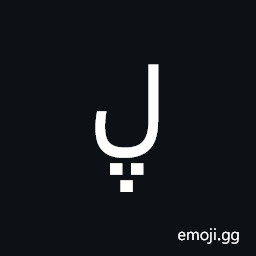 Arabic Letter Lam with Three Dots Below Symbol