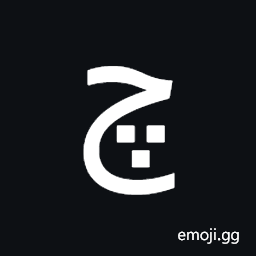 Arabic Letter Tcheh Symbol