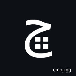Arabic Letter Tcheheh Isolated Form Symbol