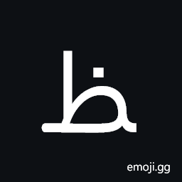 Arabic Letter Zah Medial Form Symbol