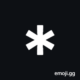 Asterisk Operator Symbol