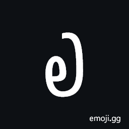 Avestan Letter Fe Symbol