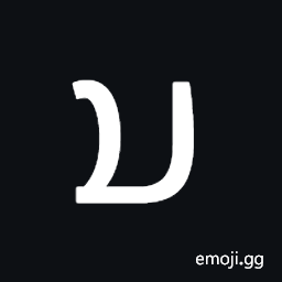 Avestan Letter Gge Symbol