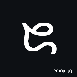 Avestan Letter Tte Symbol