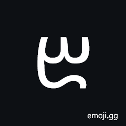 Avestan Letter Xye Symbol
