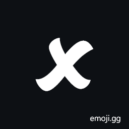 Ballot Bold Script X Symbol