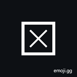 Ballot Box with Light X Symbol