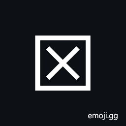 Ballot Box with X Symbol
