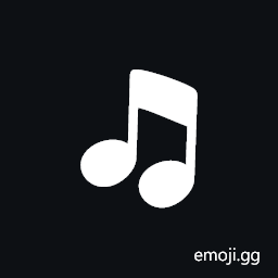 Beamed Descending Musical Notes Symbol
