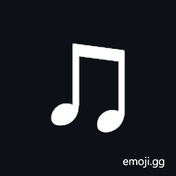 Beamed Eighth Notes Symbol