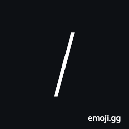 Big Solidus Symbol