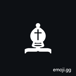 Black Chess Bishop Symbol