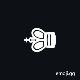 Black Chess King Rotated Two Hundred Seventy Degrees Symbol