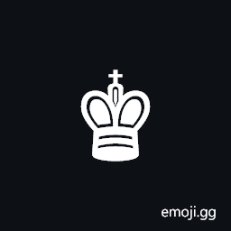 Black Chess King Symbol