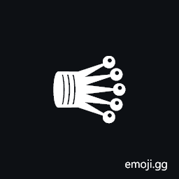 Black Chess Queen Rotated Ninety Degrees Symbol