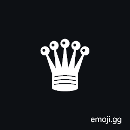 Black Chess Queen Symbol