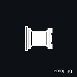 Black Chess Rook Rotated Ninety Degrees Symbol