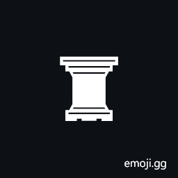 Black Chess Turned Rook Symbol