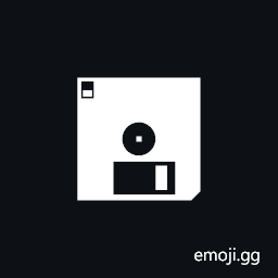 Black Hard Shell Floppy Disk Symbol