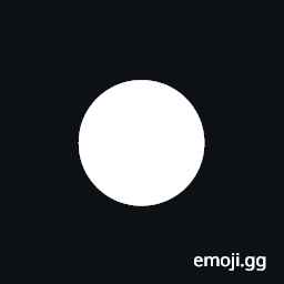 Black Large Circle Symbol
