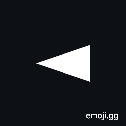 Black Left-Pointing Pointer Symbol
