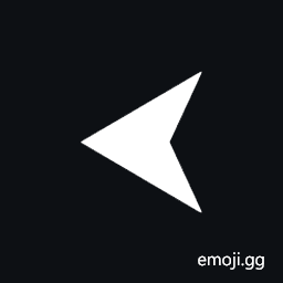 Black Leftwards Equilateral Arrowhead Symbol