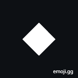 Black Medium Diamond Symbol