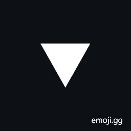 Black Medium Down-Pointing Triangle Centred Symbol