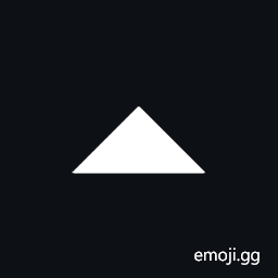 Black Medium Up-Pointing Triangle Symbol