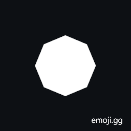Black Octagon Symbol