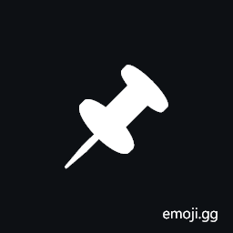 Black Pushpin Symbol