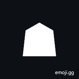 Black Shogi Piece Symbol