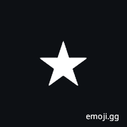 Black Small Star Symbol