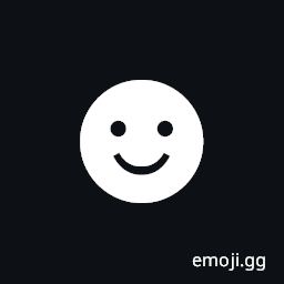 Black Smiling Face Symbol