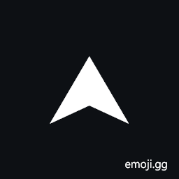 Black Upwards Equilateral Arrowhead Symbol