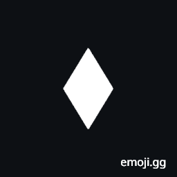 Black Very Small Lozenge Symbol