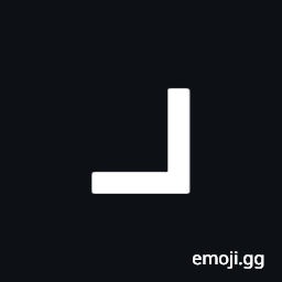 Bottom Right Corner Symbol