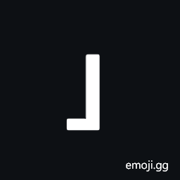 Bottom Right Half Bracket Symbol