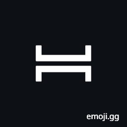 Bottom Square Bracket Over Top Square Bracket Symbol