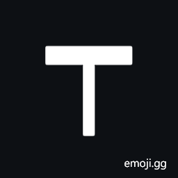 Box Drawings Down Light and Horizontal Heavy Symbol