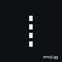 Box Drawings Heavy Quadruple Dash Vertical Symbol
