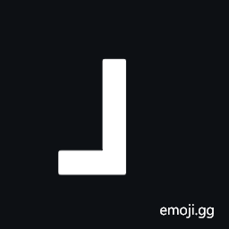 Box Drawings Heavy Up and Left Symbol