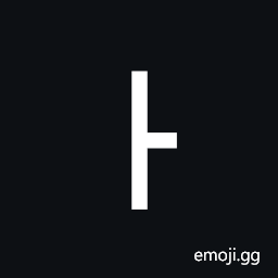 Box Drawings Heavy Vertical and Right Symbol