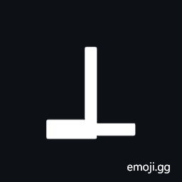 Box Drawings Left Heavy and Right Up Light Symbol