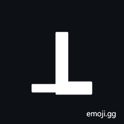 Box Drawings Left Light and Right Up Heavy Symbol