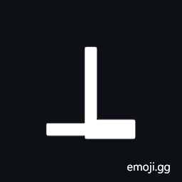 Box Drawings Right Heavy and Left Up Light Symbol